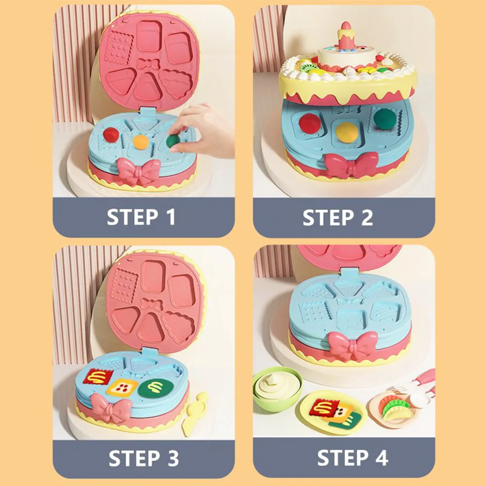 Cake Play Dough Set Toy For Kids, TO0034