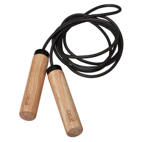 Casall Eco Jump Rope Wood Natural/Black | Buy Casall Eco Jump Rope Wood Natural/Black here | Outnorth