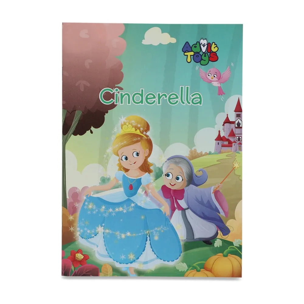 Cinderella - Jigsaw puzzle (100 Piece   32 Pages illustrated story book)