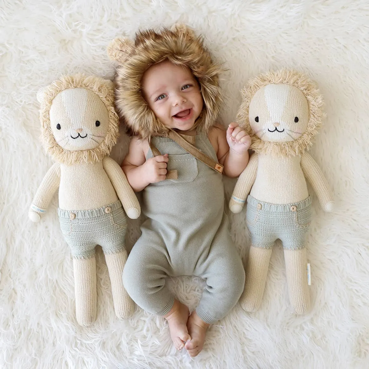Cuddle   Kind Hand-Knit Doll - Sawyer the Lion