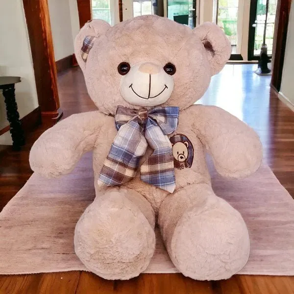 Cute Bow Tie Plush Teddy Bear | 1.5 Feet