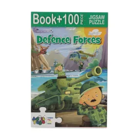 Defence Force - Jigsaw puzzle (100 Piece   Educational Fun Fact Book Inside)