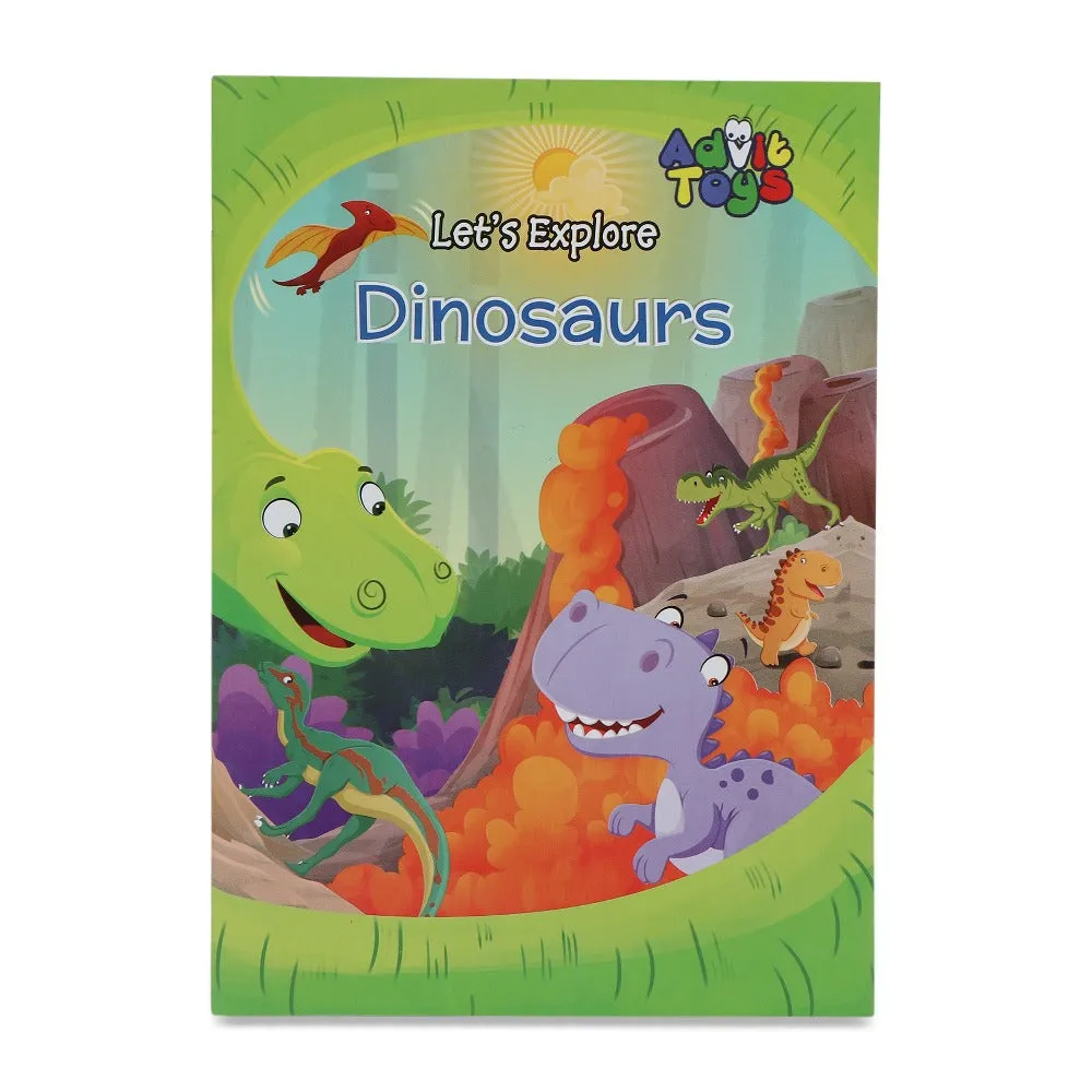 Dinosaurs Jigsaw Puzzle (24 Piece   Educational Fun Fact Book Inside)