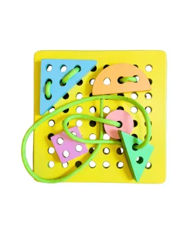 EarthyTweens Lacing Board With 6 Pieces