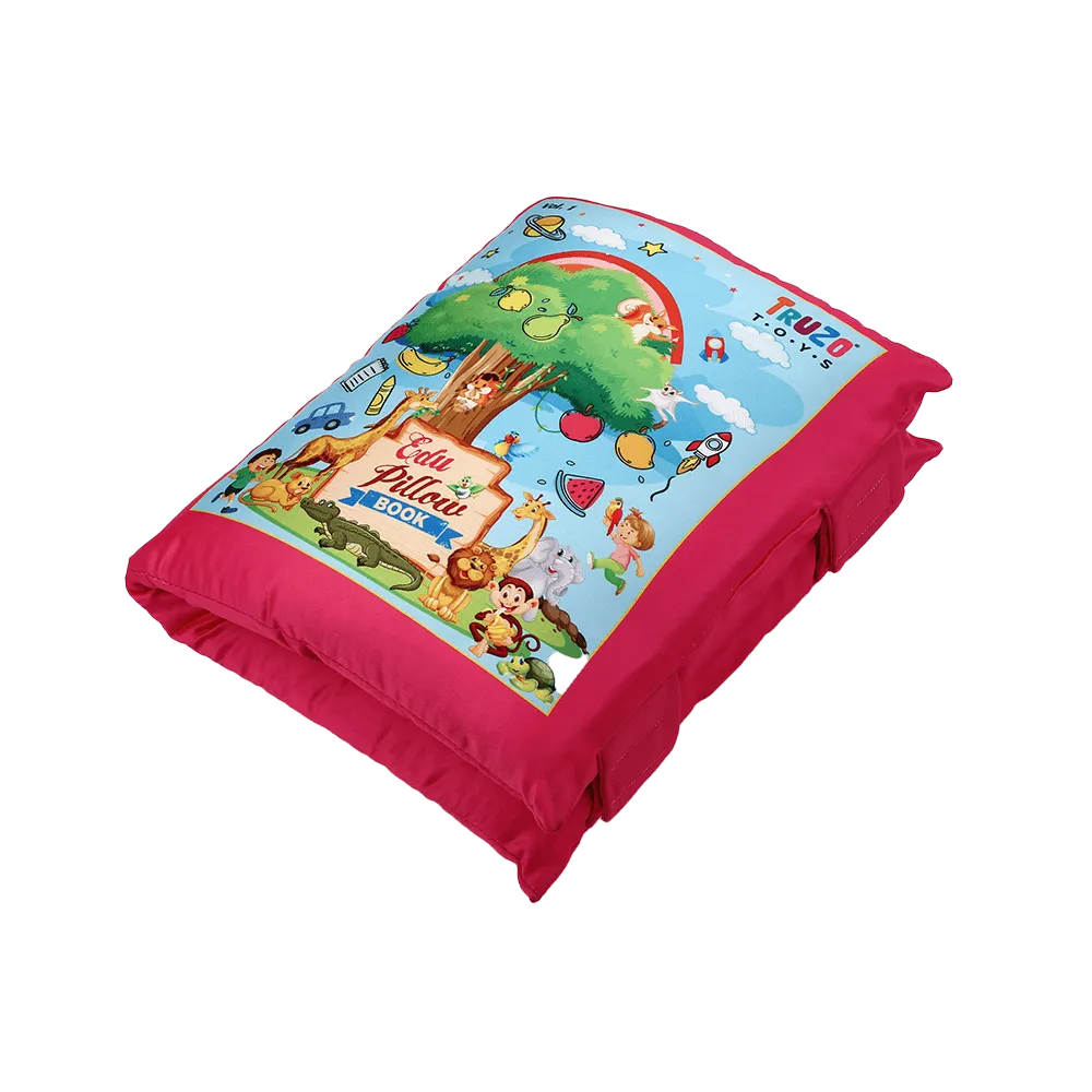 Educational Pillow 1 for Kids (Pink)