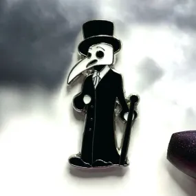 Elegant Male Plague Doctor enamel pin - Set of 4