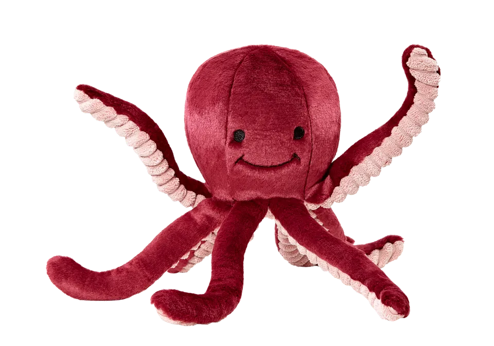 Fluff N Tuff Olympia the Octopus 11''