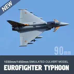 Freewing Electric RC Jet Airplane 1/11 Euro Fighter Typhoon 90mm EDF 6S 8S PNP or KIT Servo With Retractable Landing Gear Model