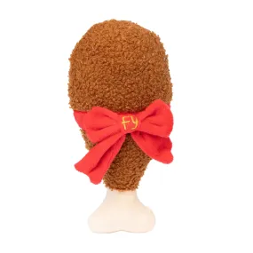 FuzzYard Christmas Good Tidings Turkey Leg Soft Dog Toy