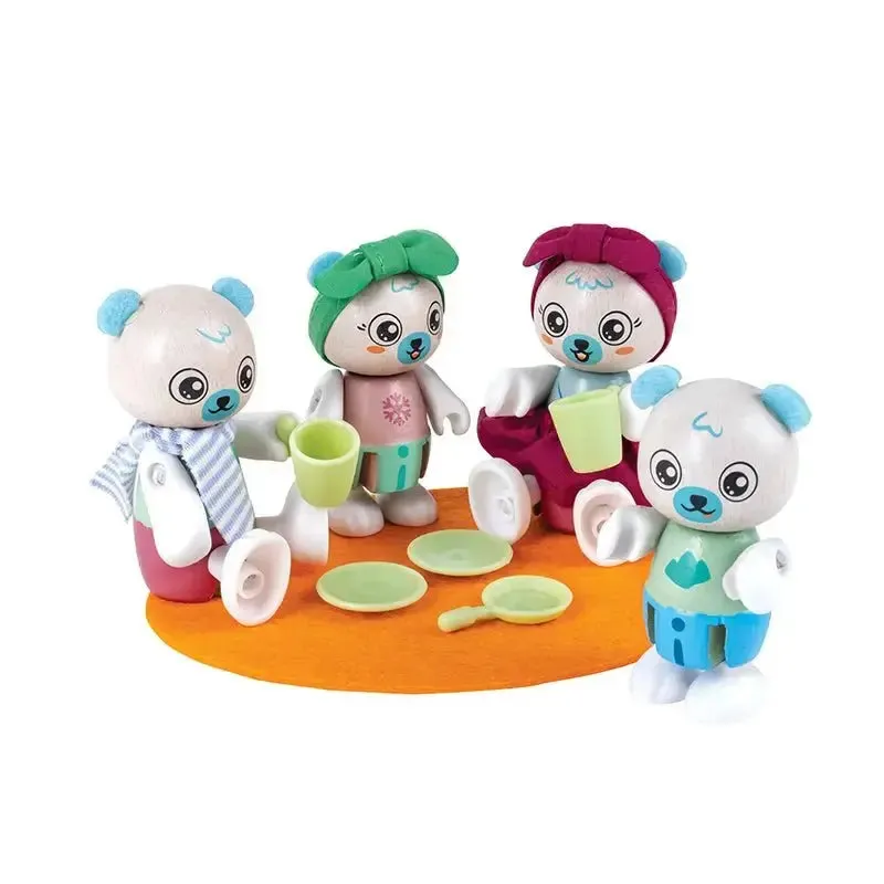 Hape Polar Bear Family