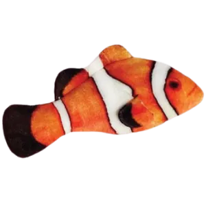 Kittybelles Clownfish Plush Cat Toy