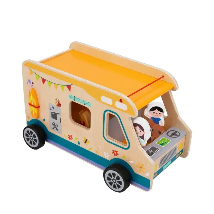 Little Camper Wooden camping toy, little camping toys set, camping play set for toddlers, kids camping set,kids camping toddler toys set.