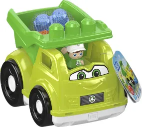 Mega Bloks Lil Vehicles Raphy Recycling Truck