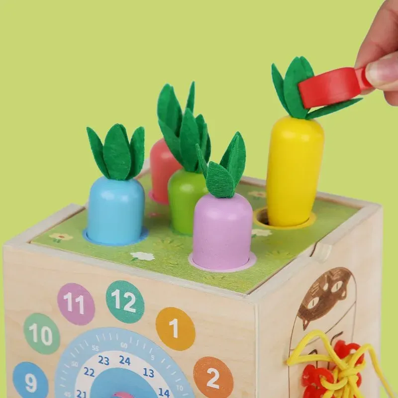 Montessori Multiactivity Learning Cube - Early Education Toy