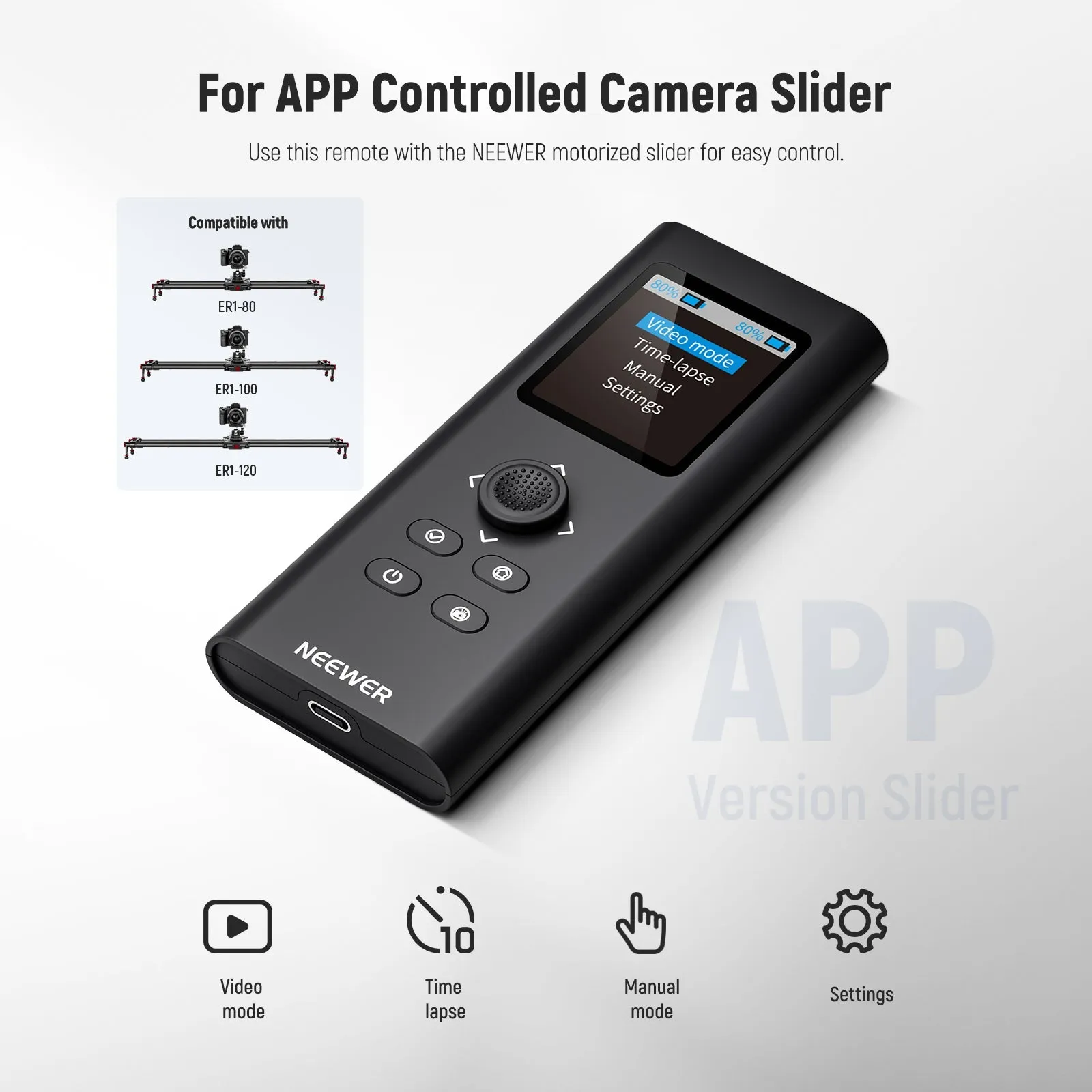 NEEWER RT-08 Wireless Remote for NEEWER Slider