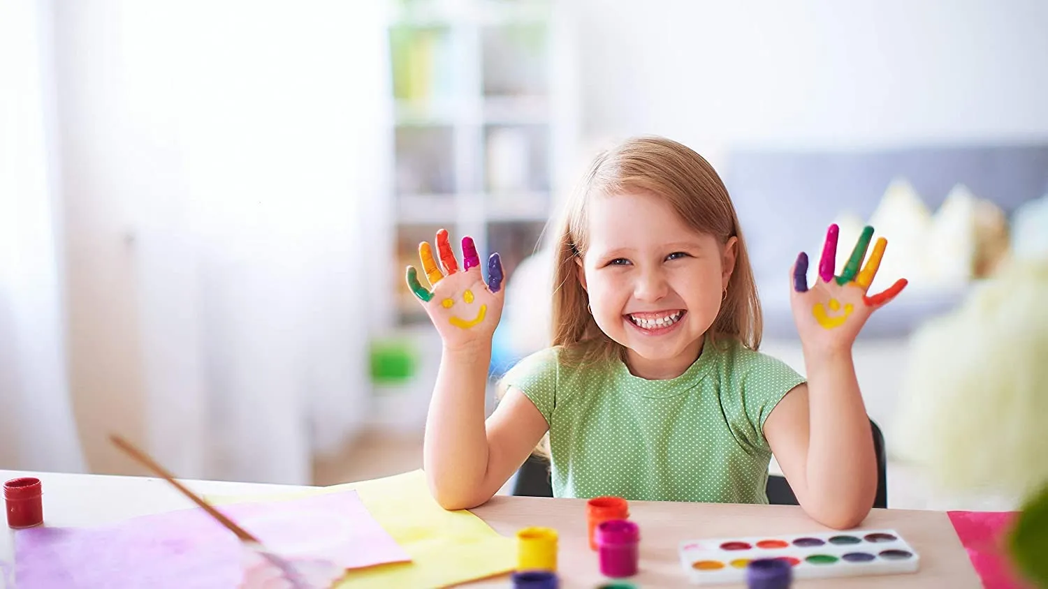 Neliblu Water Color Paint Set For Kids - Bulk Watercolor Paint Set Of 24 - Washable