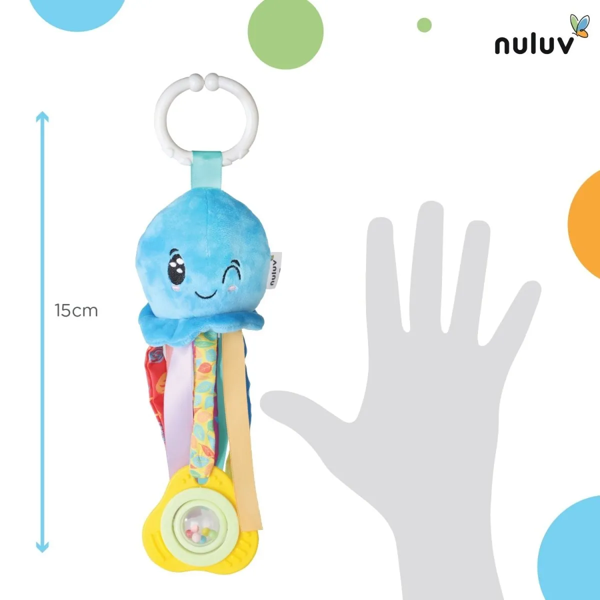 Nuluv Waves Octopus- Hanging toy