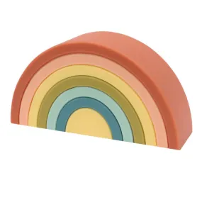 OB Designs Silicone Rainbow Stacker - Cherry