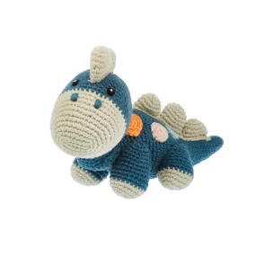 Organic Baby Stegosaurus Rattle