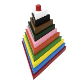 Rainbow Stacker Triangle (10 Pcs)