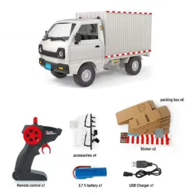 Remote Control Cargo Truck with LED Lights & Music