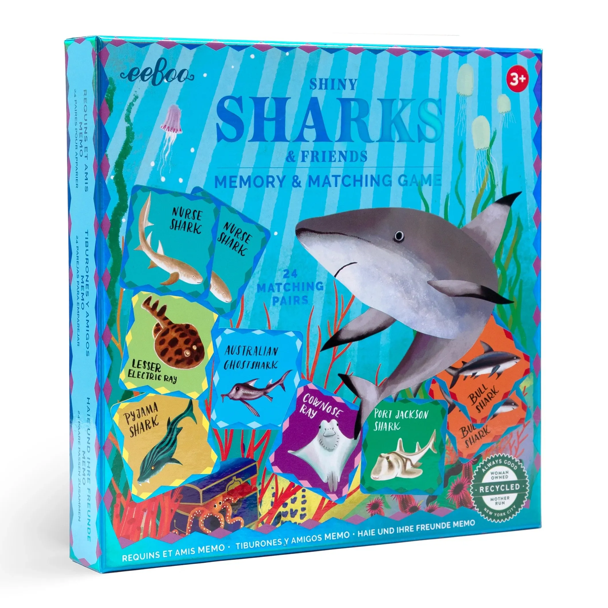 Sharks Memory Match Game