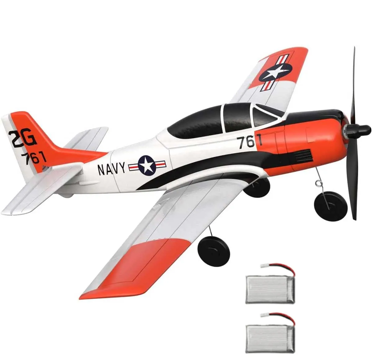 T28 Trojan 4CH RC Trainer Plane with Xpilot Gyro & One-Key Aerobatics