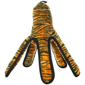 VIP Tuffy's Mega Octopus Tiger Print Dog Toy